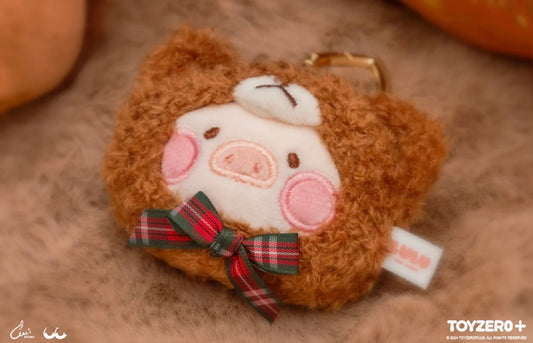 LULU THE PIGGY - TEDDY LULU MULTI-USAGE KEYCHAIN (BROWN)